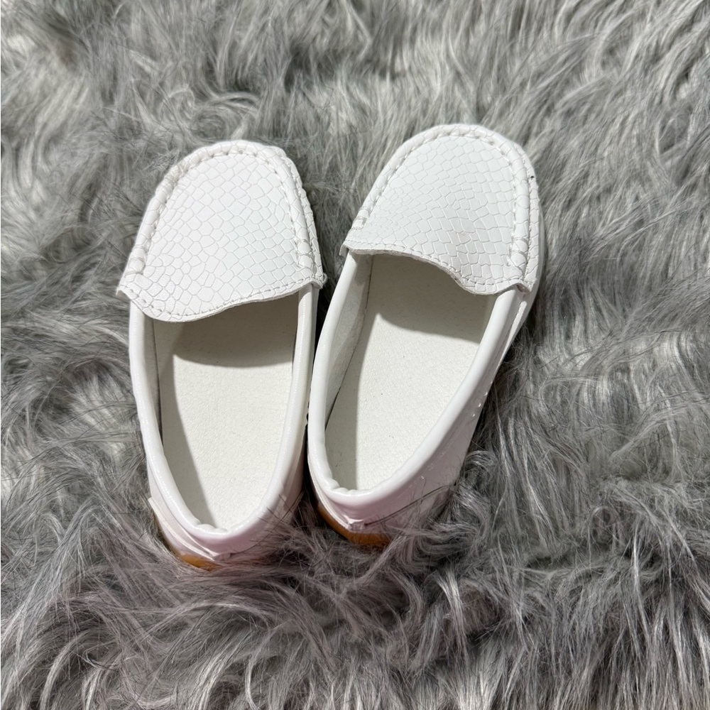 White Toddler Loafers